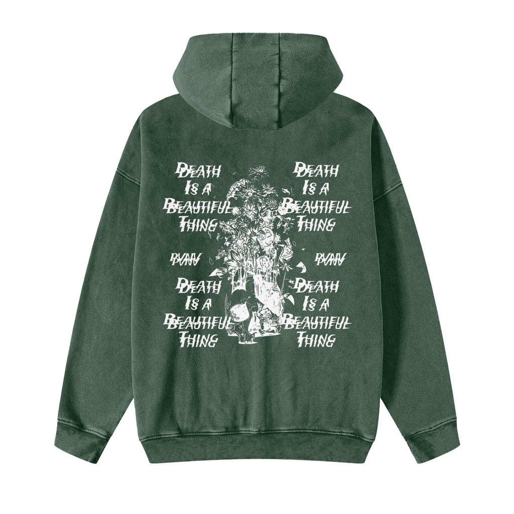Death is Beautiful Zip Hoodie