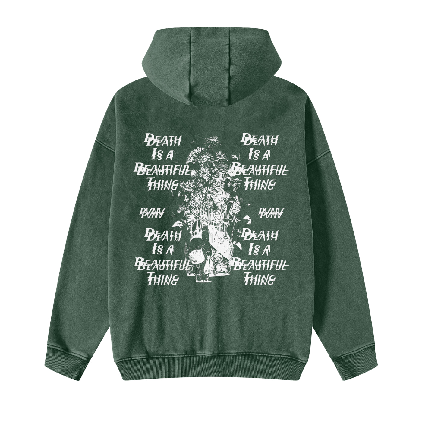 Death is Beautiful Zip Hoodie