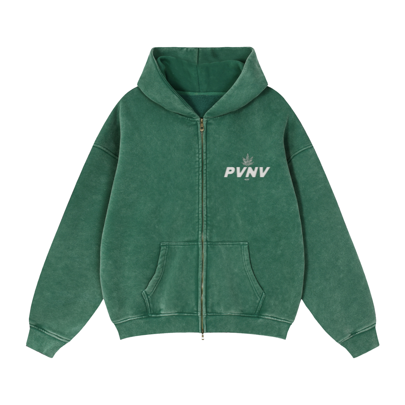 Pvnv Smokers Club Zip Boxy hoodie