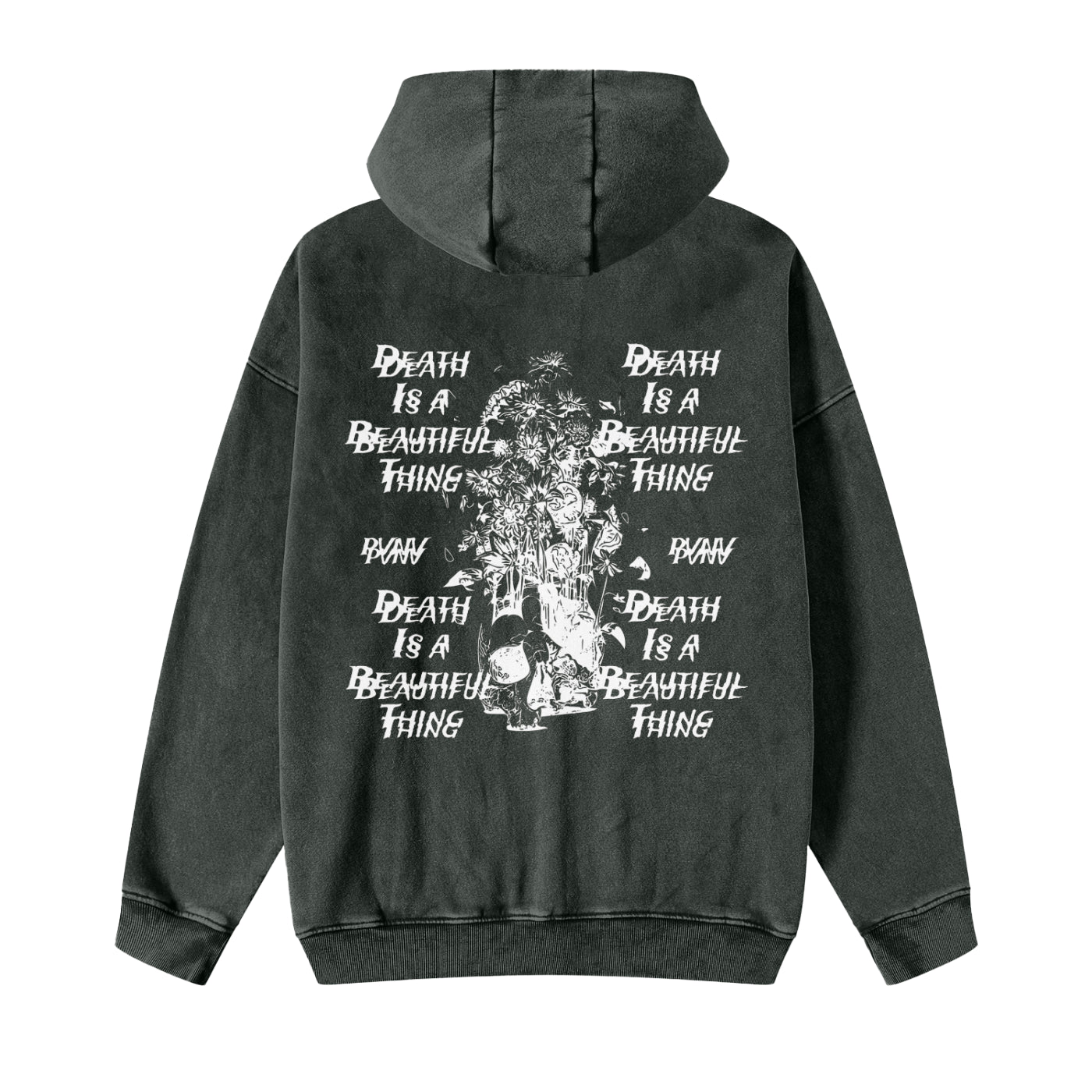 Death is Beautiful Zip Hoodie