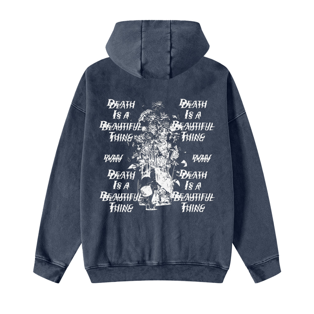 Death is Beautiful Zip Hoodie
