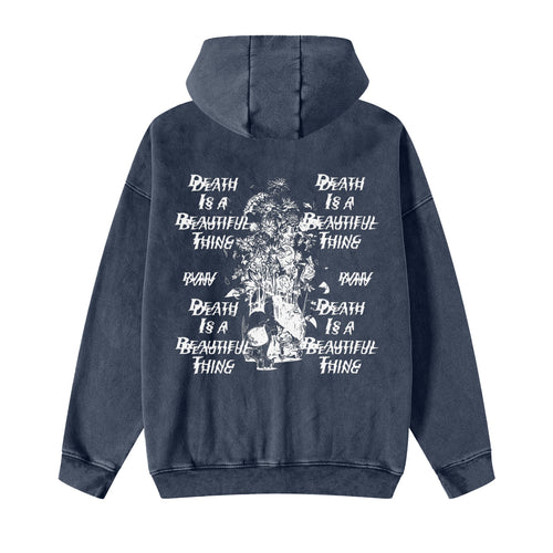 Death is Beautiful Zip Hoodie